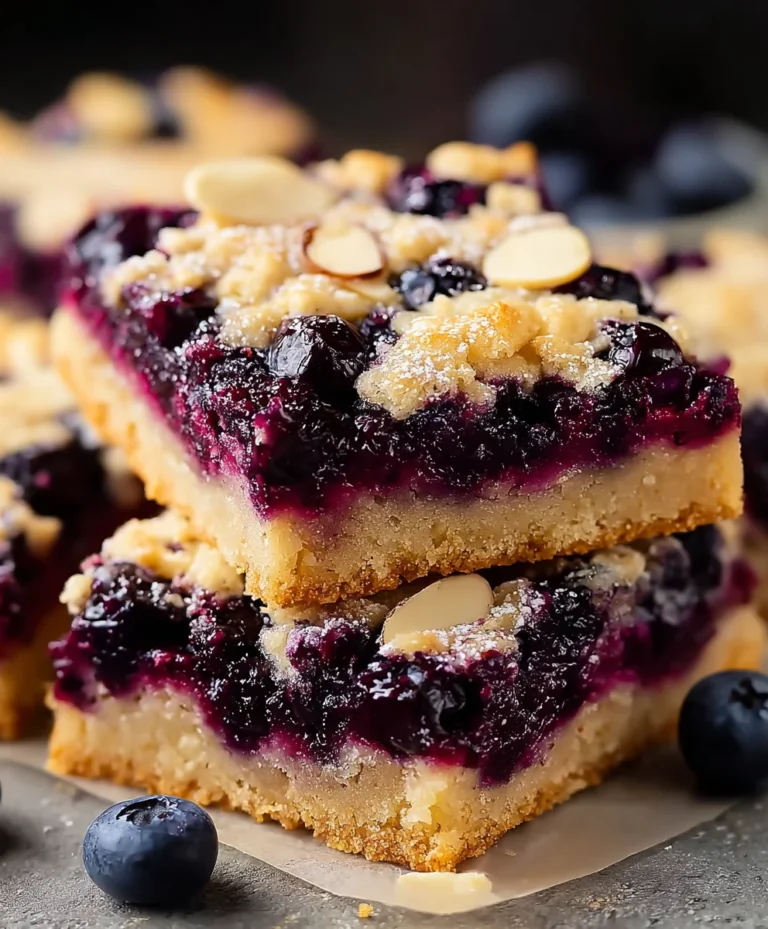 Blueberry Pie Cookie Bars-Easy Homemade Treat