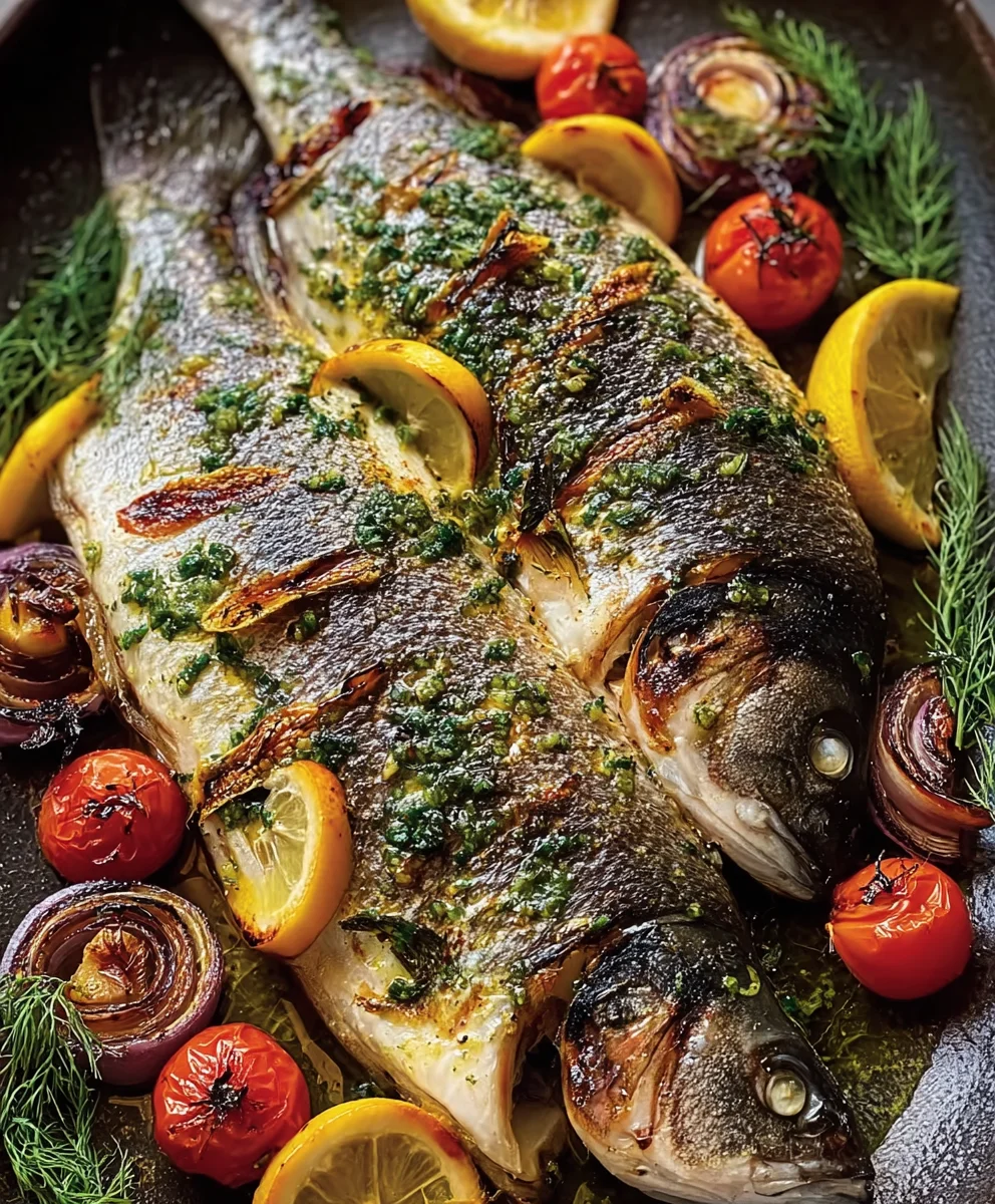 Greek Roasted Branzino-Flavorful Mediterranean Fish Dish