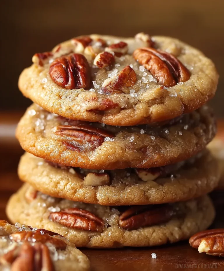 Chewy Pecan Pie Cookies-Sweet Holiday Treat