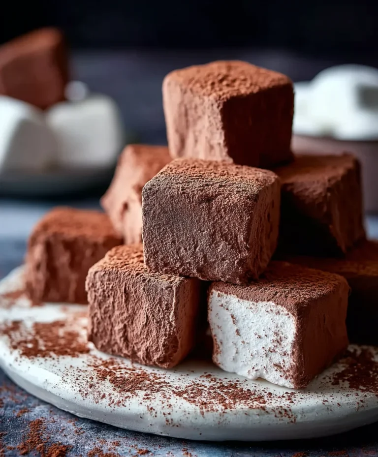 Decadent Chocolate Marshmallows-Easy Homemade Treat
