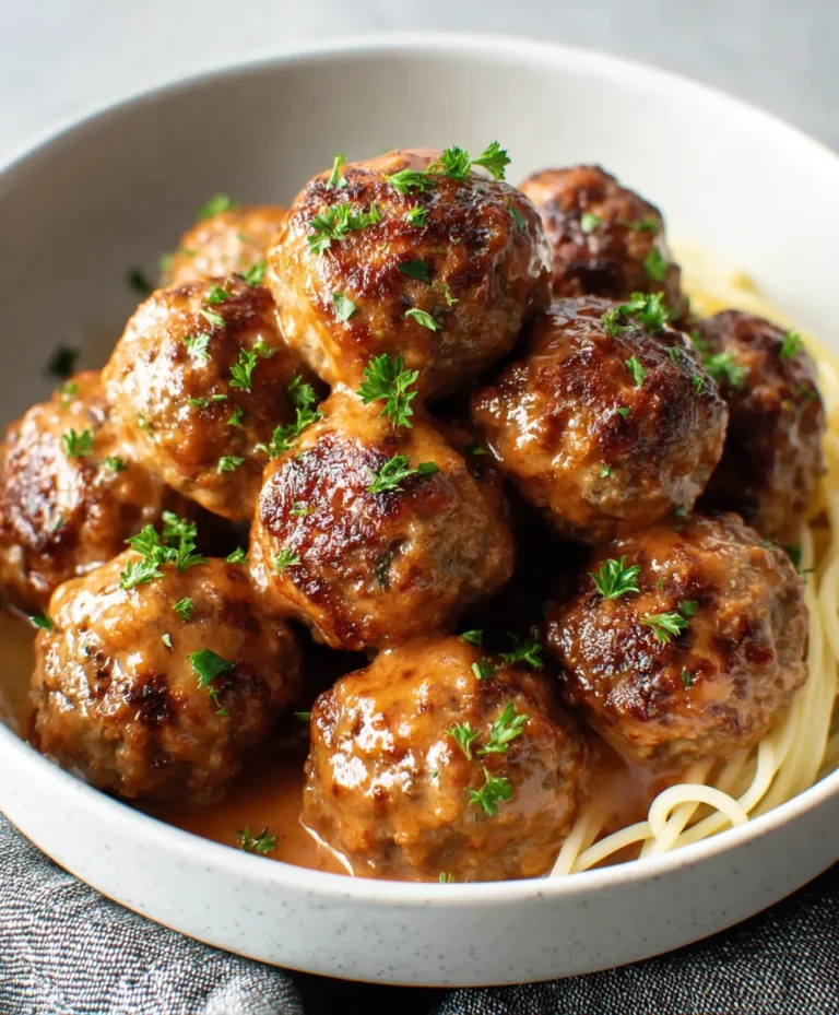 Beef and Apple Meatballs – Sweet Savory Flavor