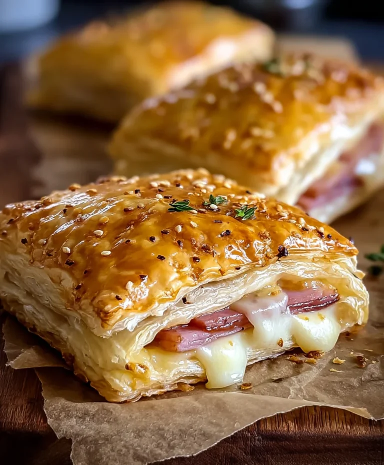 Beef Beef Ham Cheese Puff Pastry Bites – Easy Appetizer