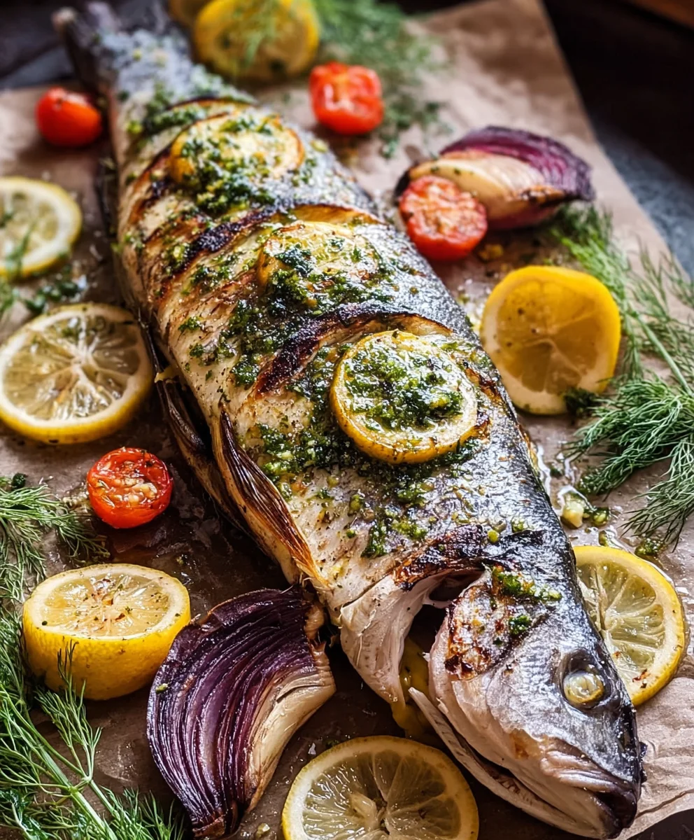 Greek Roasted Branzino-Flavorful Mediterranean Fish Dish