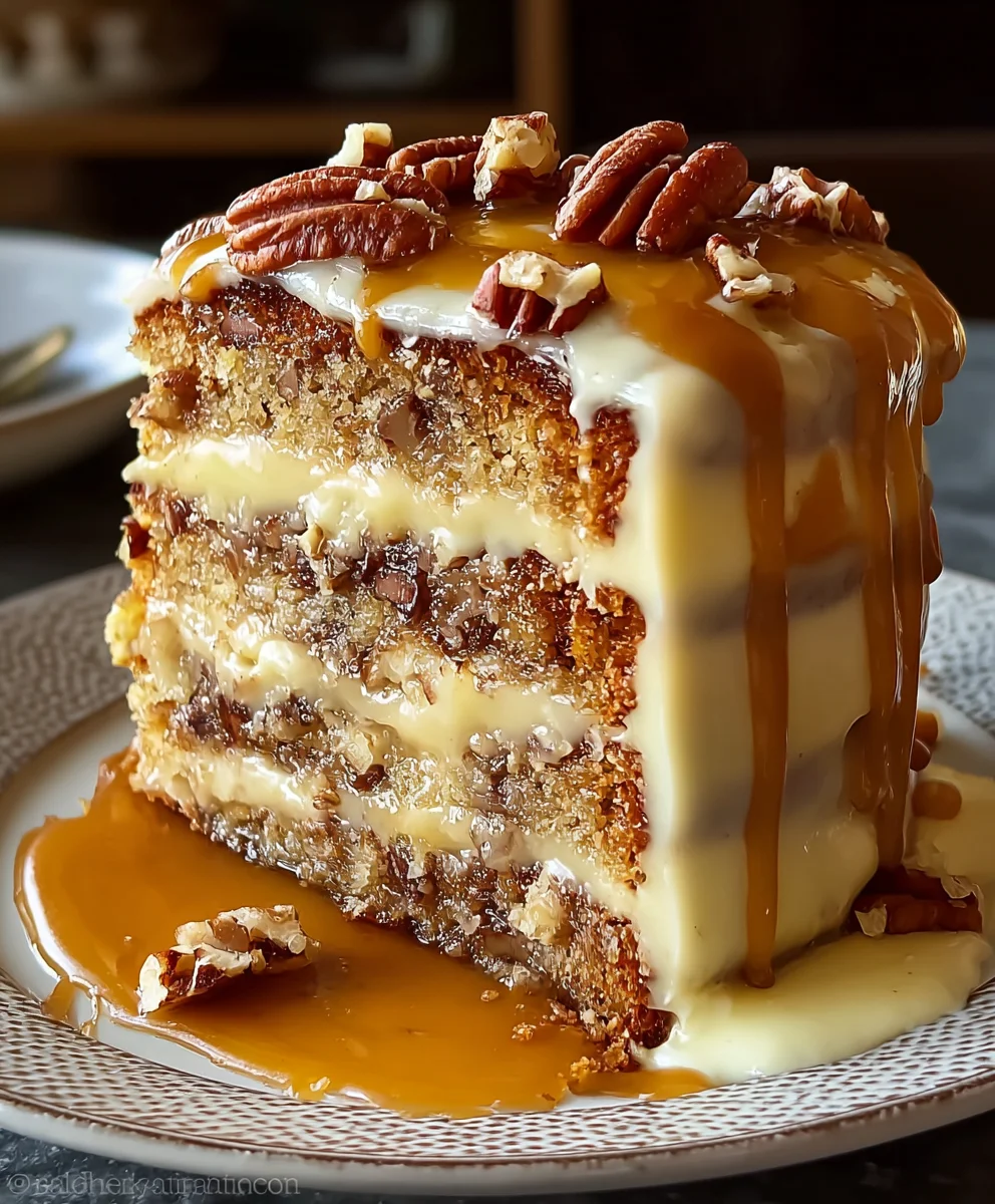 Pecan Praline Cake Recipe- Easy & Delicious Dessert
