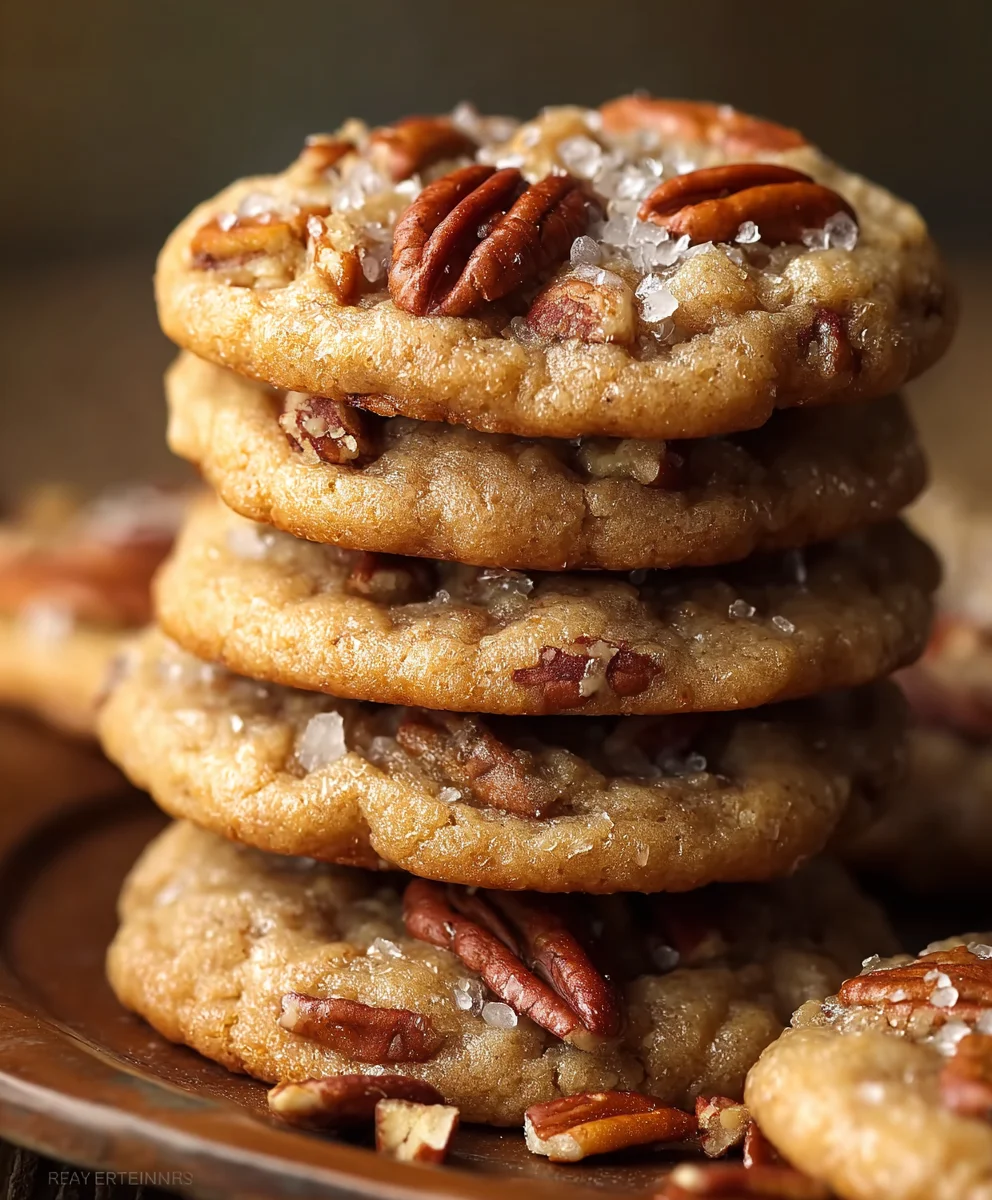 Chewy Pecan Pie Cookies-Sweet Holiday Treat