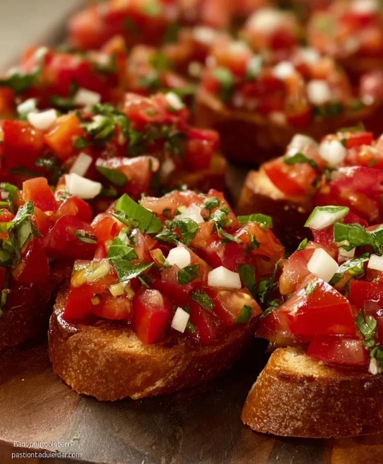 Easy Tomato Bruschetta Recipe – Quick & Delicious Appetizer
