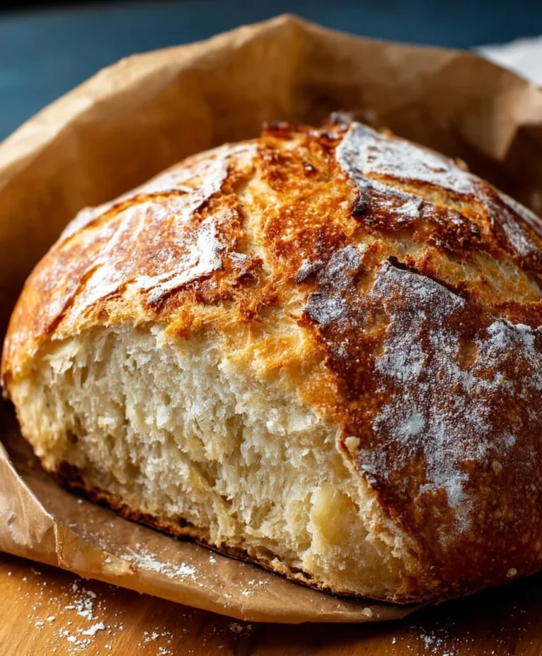 Easy No-Knead Bread Quick Recipe