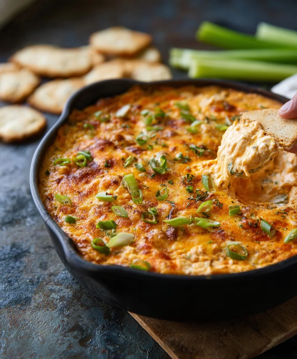 Easy Buffalo Chicken Dip Recipe-Game Day Favorite