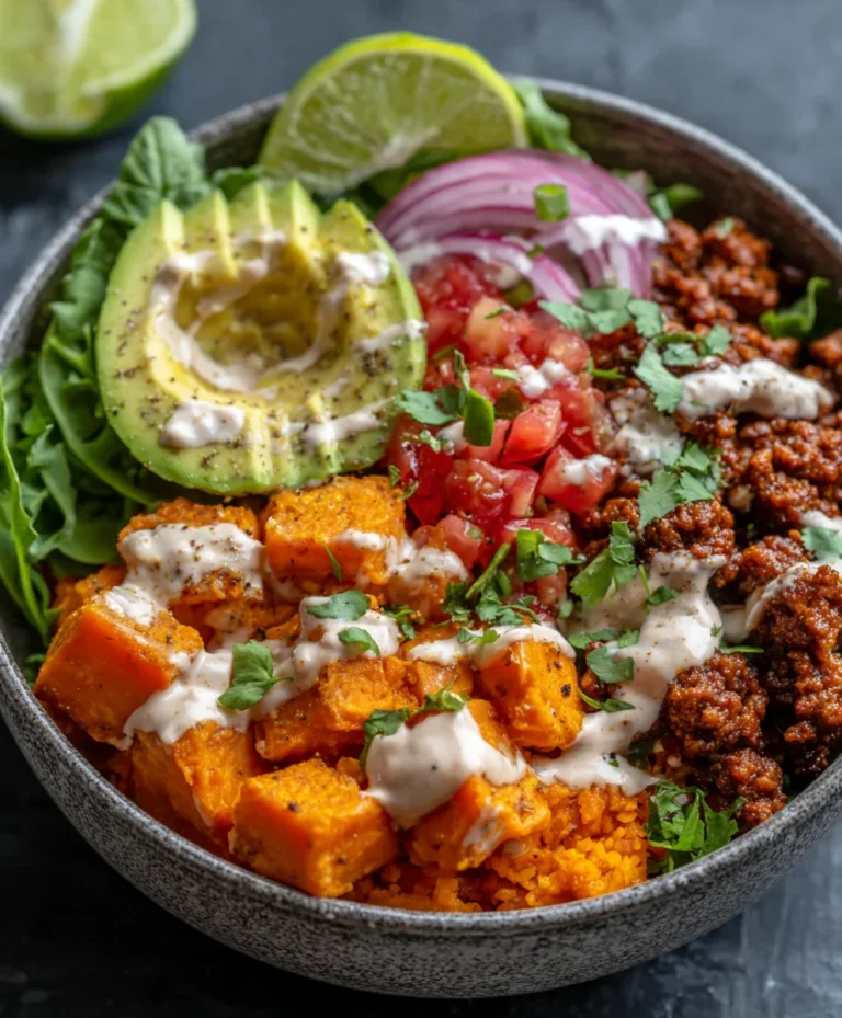 Easy Sweet Potato Taco Bowl Recipe-Healthy & Flavorful