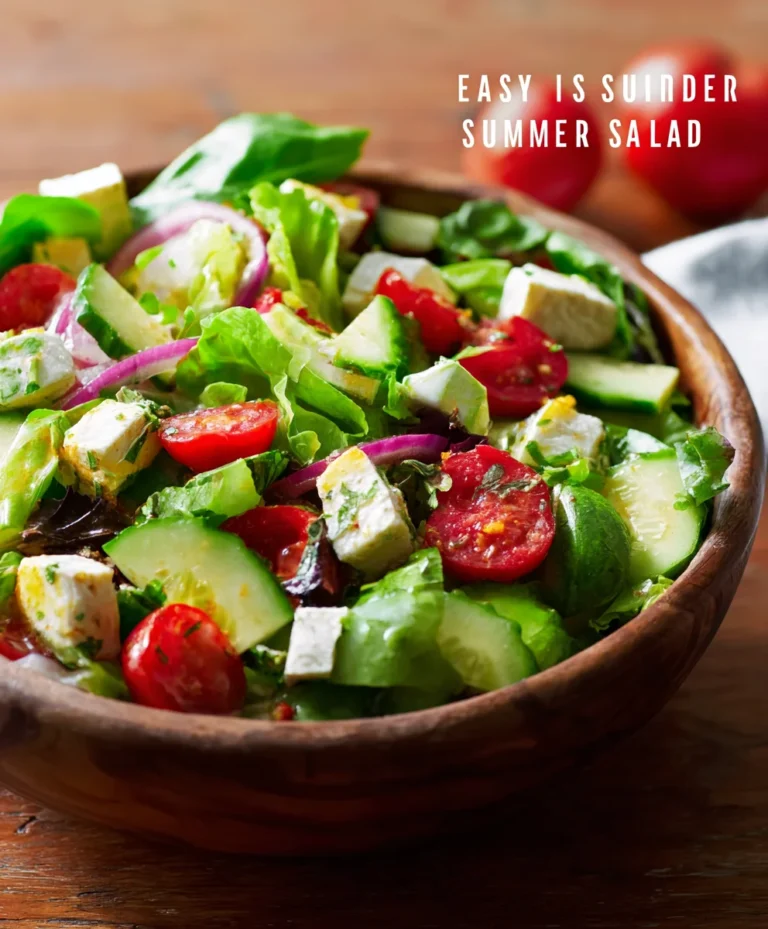 Creamy Cucumber Salad Recipe – Easy & Refreshing