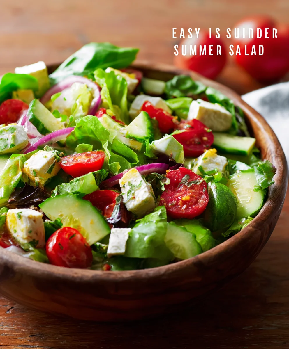 Creamy Cucumber Salad Recipe - Easy & Refreshing