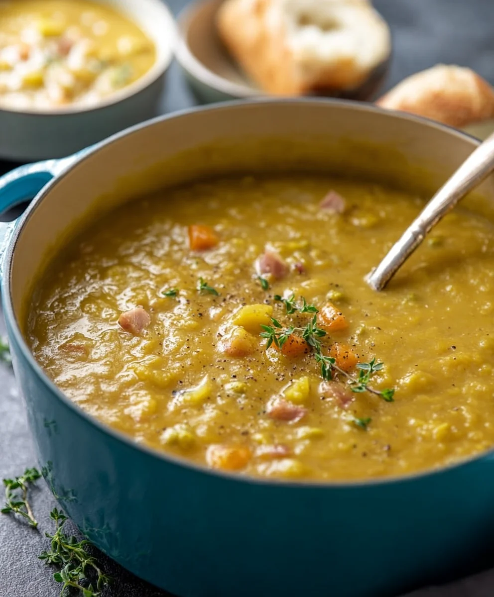 Hearty Split Pea Soup- A Comforting Beef Recipe