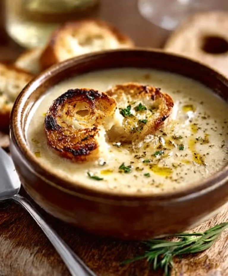 Country French Garlic Soup – Rich Savory Comfort
