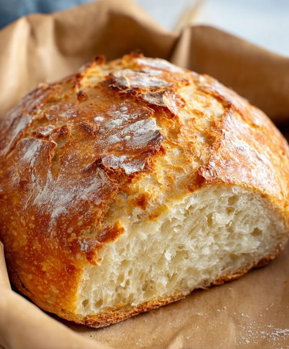 Easy No-Knead Bread Quick Recipe