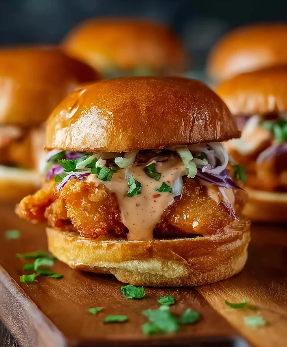Easy Bang Bang Chicken Sliders Recipe - Quick & Delicious