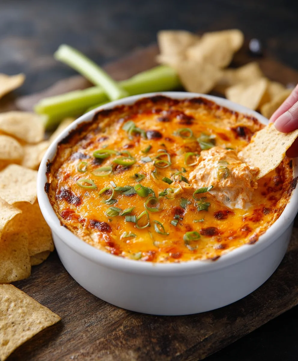 Easy Buffalo Chicken Dip Recipe-Game Day Favorite