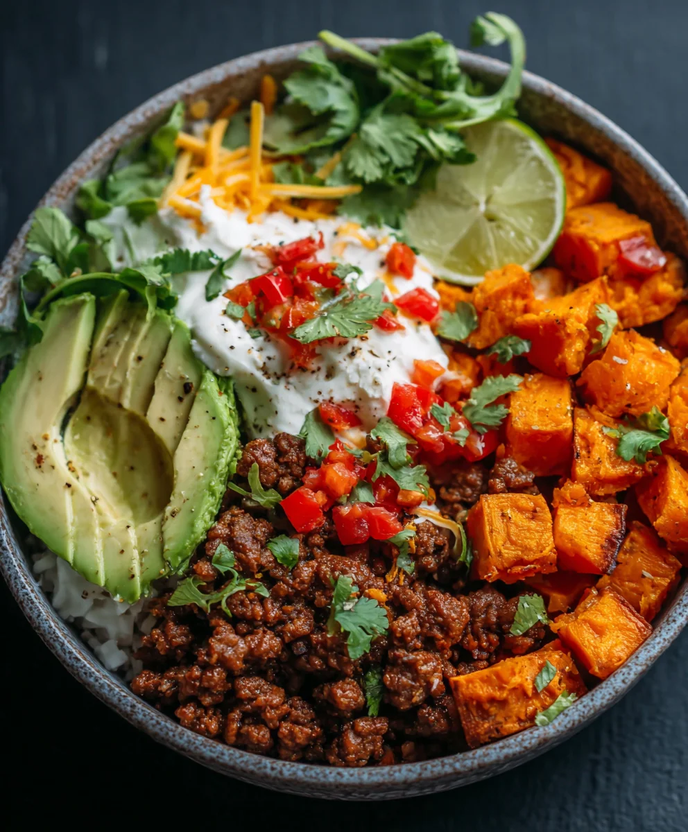 Easy Sweet Potato Taco Bowl Recipe-Healthy & Flavorful