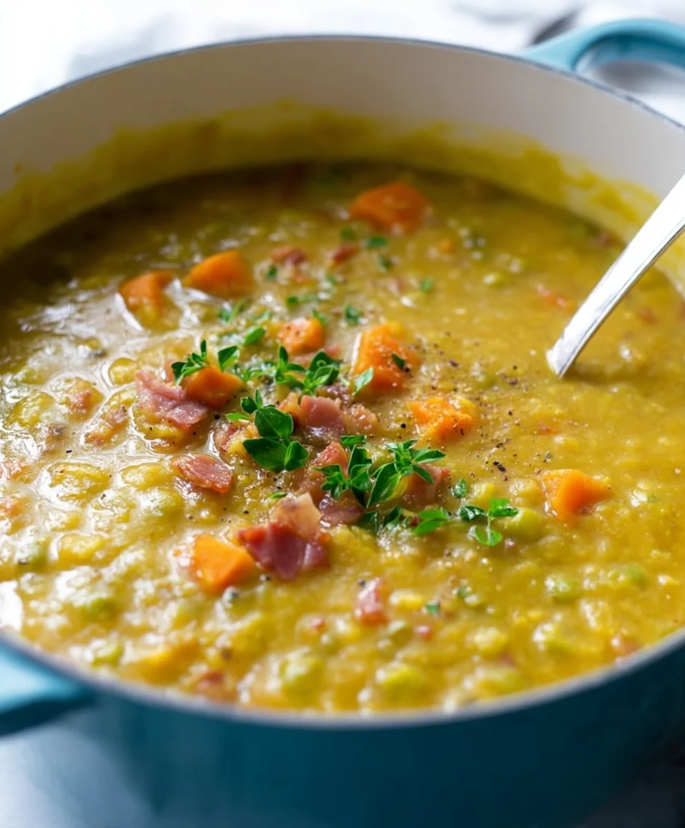 Hearty Split Pea Soup- A Comforting Beef Recipe