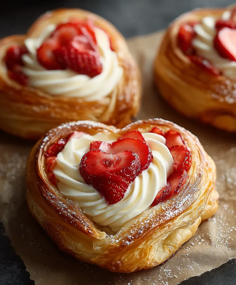 Strawberry Cream Danish Recipe – Easy & Delicious