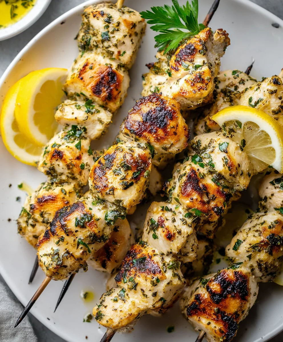 Lemon Herb Beef Skewers - Easy & Flavorful Grilling