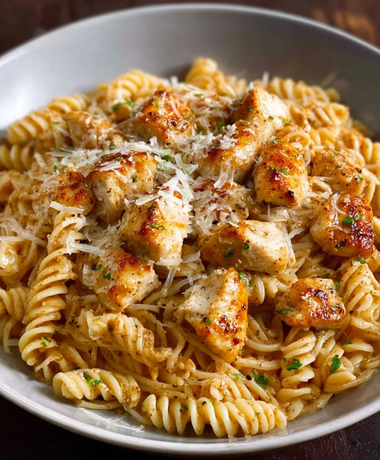 Garlic Parmesan Chicken Pasta-Healthy & Delicious