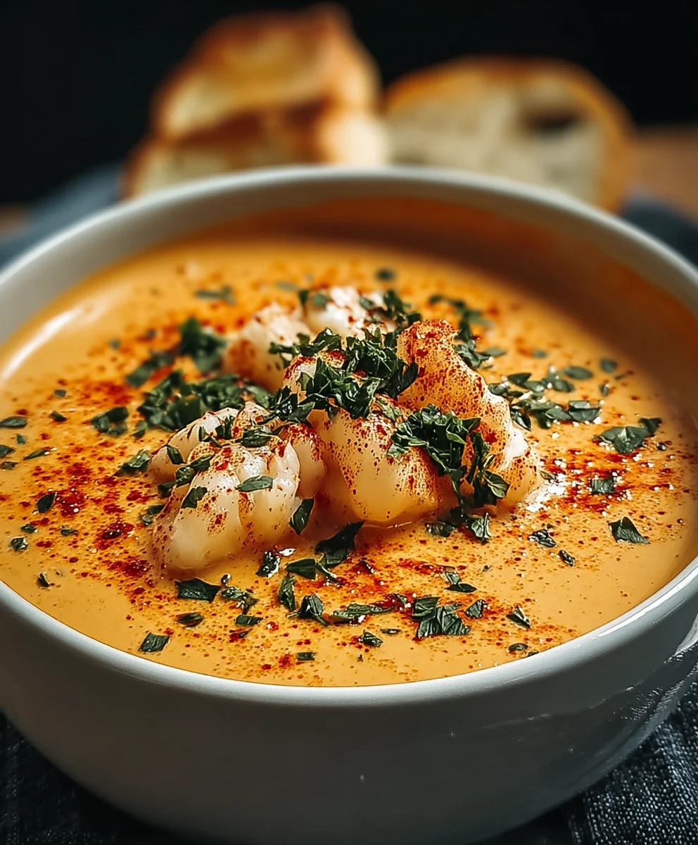 Creamy Crab Bisque- Rich & Luscious Seafood Soup