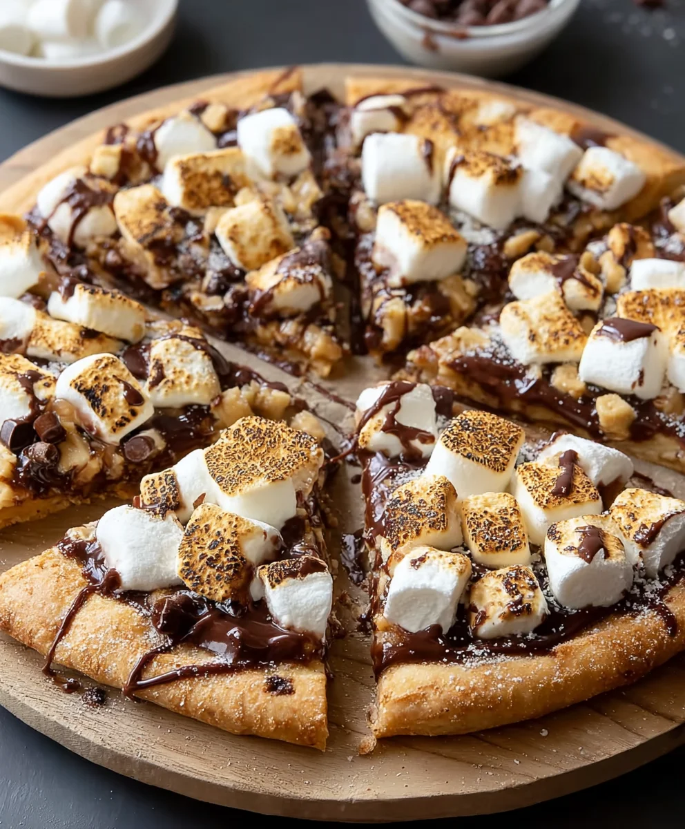 Easy S'mores Pizza Recipe - Delicious Campfire Treat