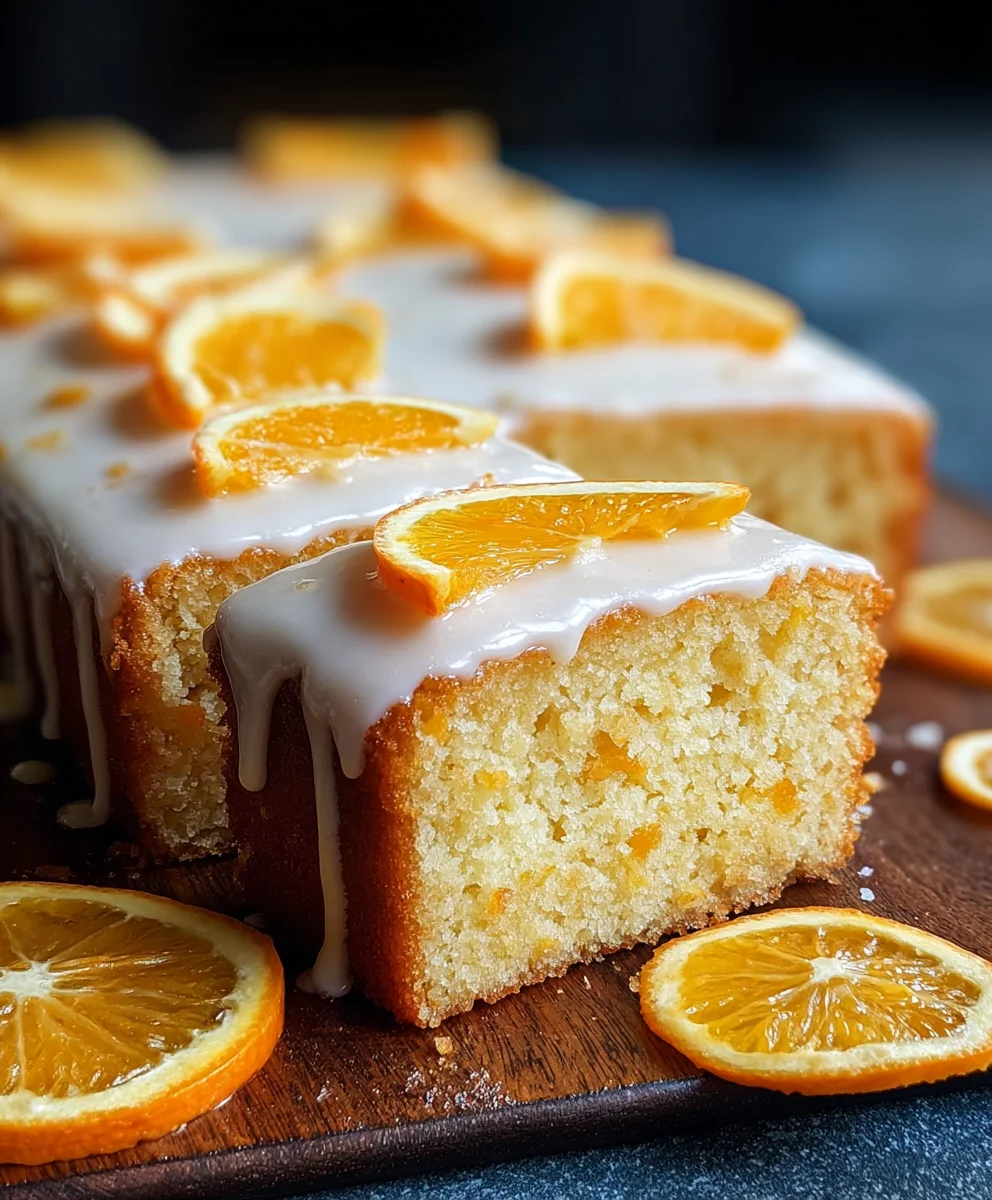 Easy Orange Drizzle Traybake Cake - Delicious Treat