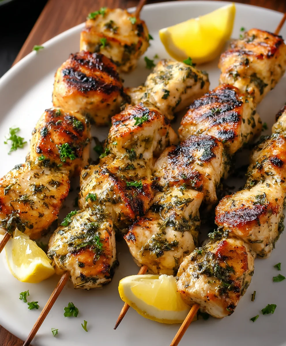 Lemon Herb Beef Skewers - Easy & Flavorful Grilling