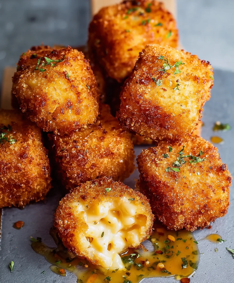 Crispy Fried Mac and Cheese Bites-Ultimate Comfort Food