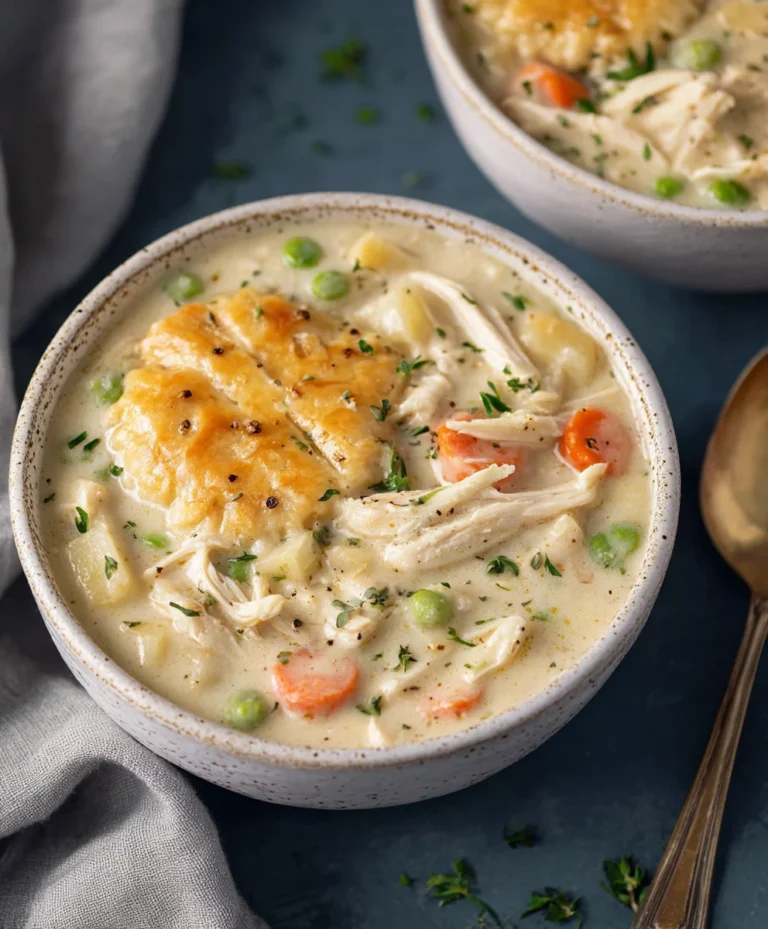 Easy Chicken Pot Pie Soup – Comforting & Delicious