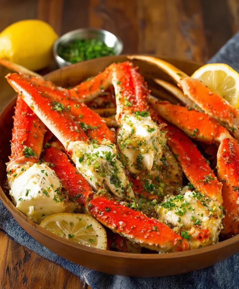 Garlic Butter Crab Legs – Easy Seafood Dinner Recipe