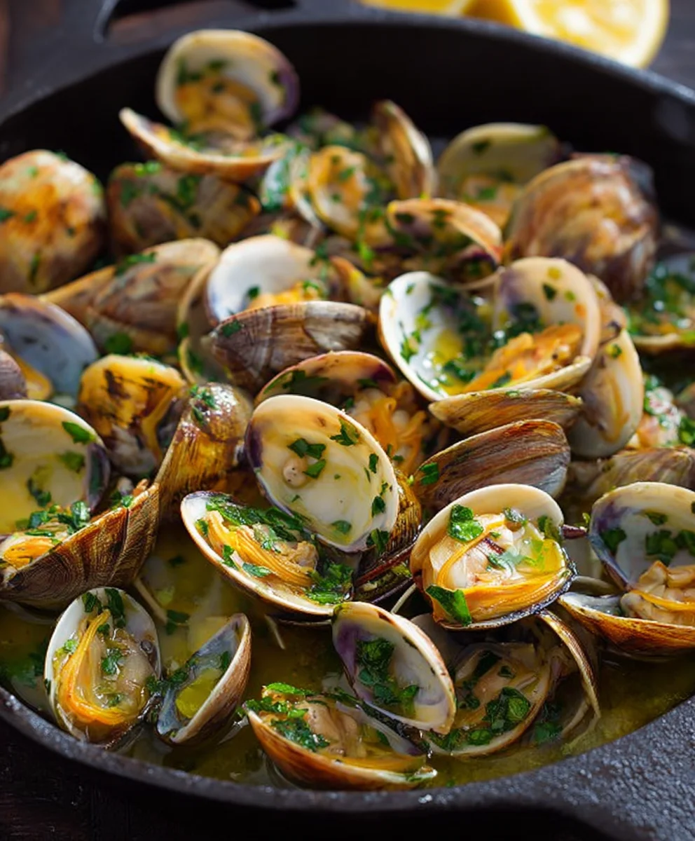 Garlic Butter Clams - Quick & Easy Seafood Recipe