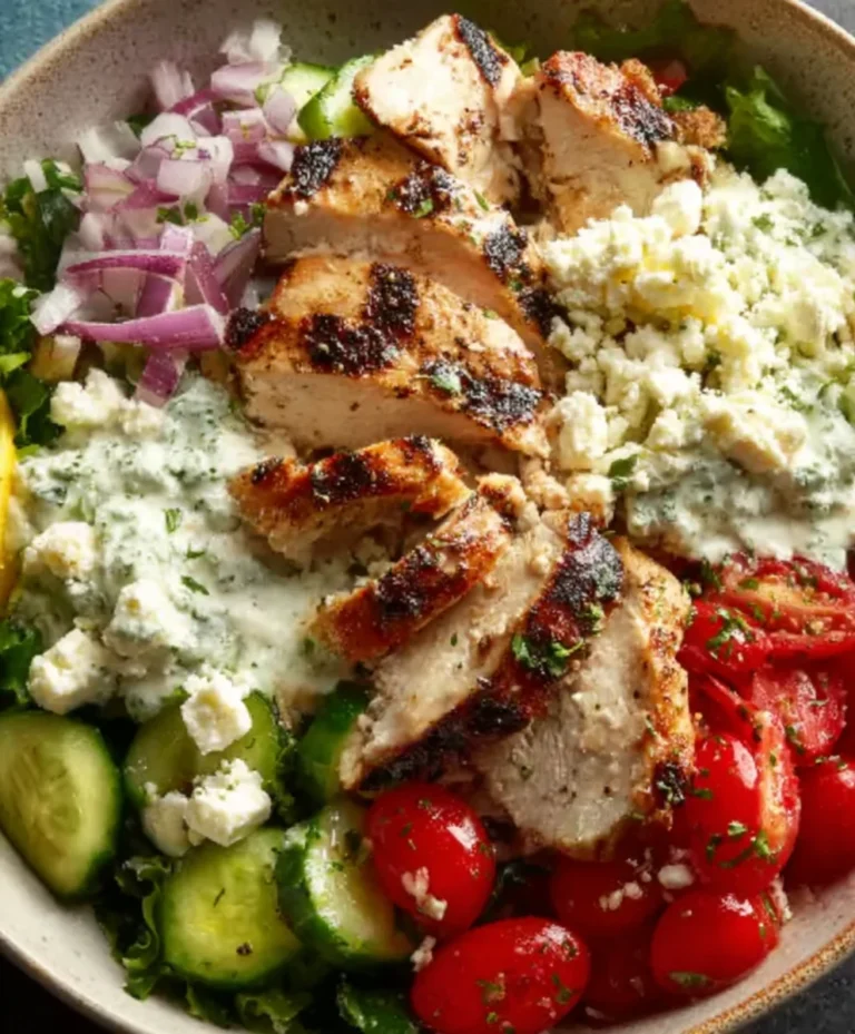 Greek Chicken Bowl Recipe- Easy & Delicious Dinner
