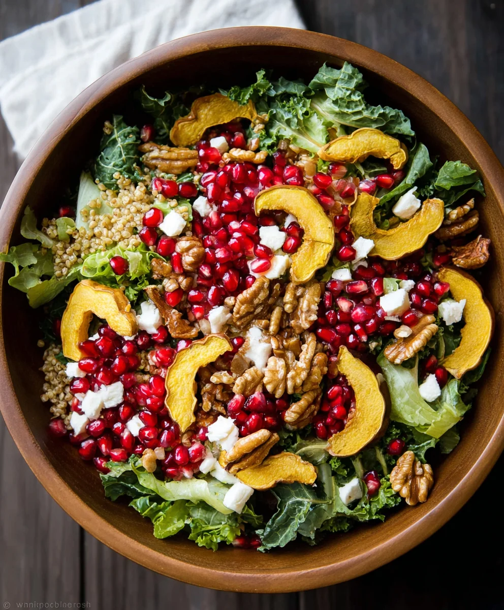 Autumn Harvest Salad- Pomegranate Delight