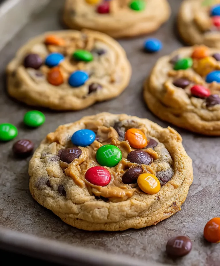 Peanut Butter M&M Cookies-Best Recipe Ever