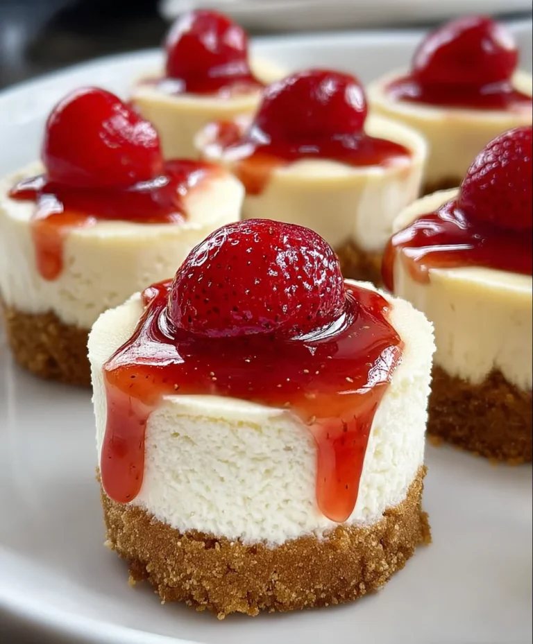 Super Easy Mini Cheesecakes Vanilla Wafer Crust