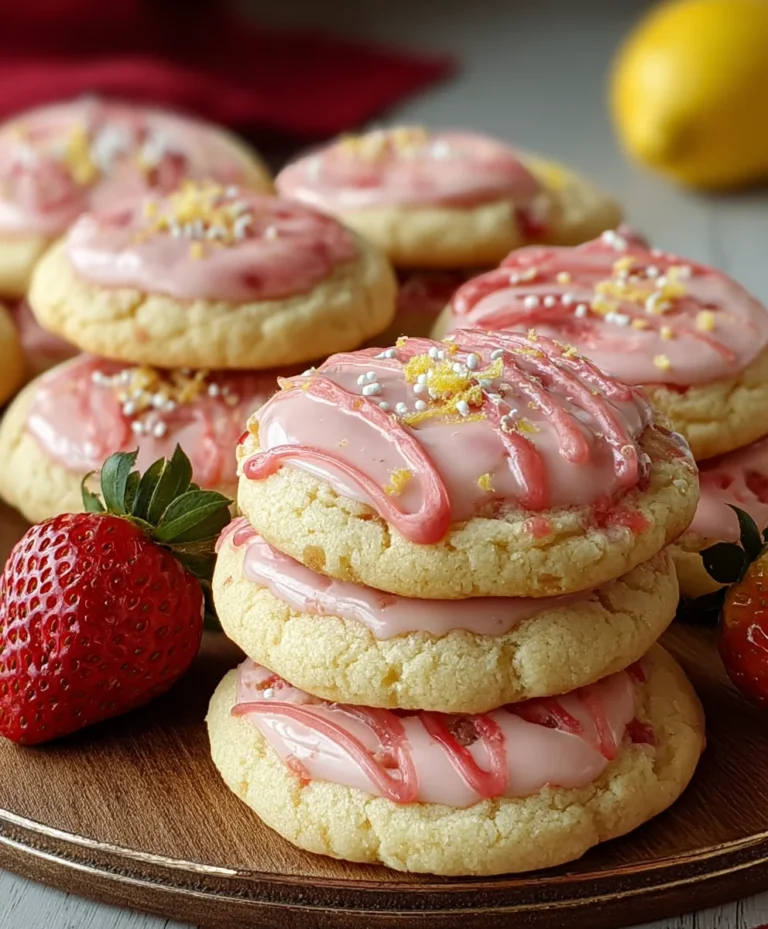 Strawberry Lemonade Cookies – Refreshing & Sweet Treats