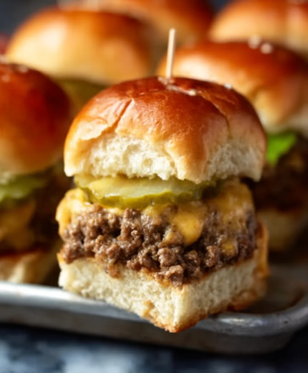 Easy Cheeseburger Sliders- Quick & Delicious Recipe