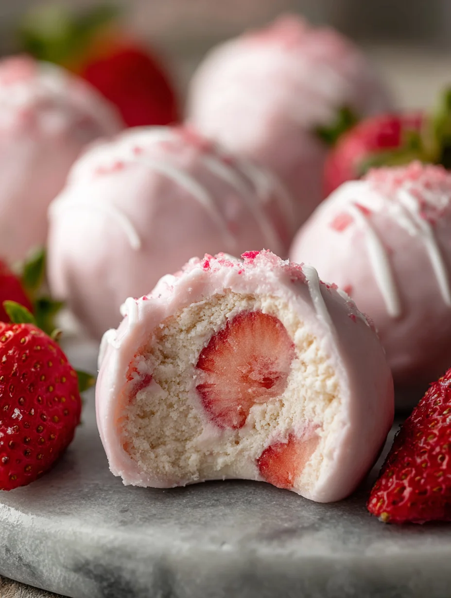 Easy Strawberry Yogurt Bites- Quick No-Bake Snack