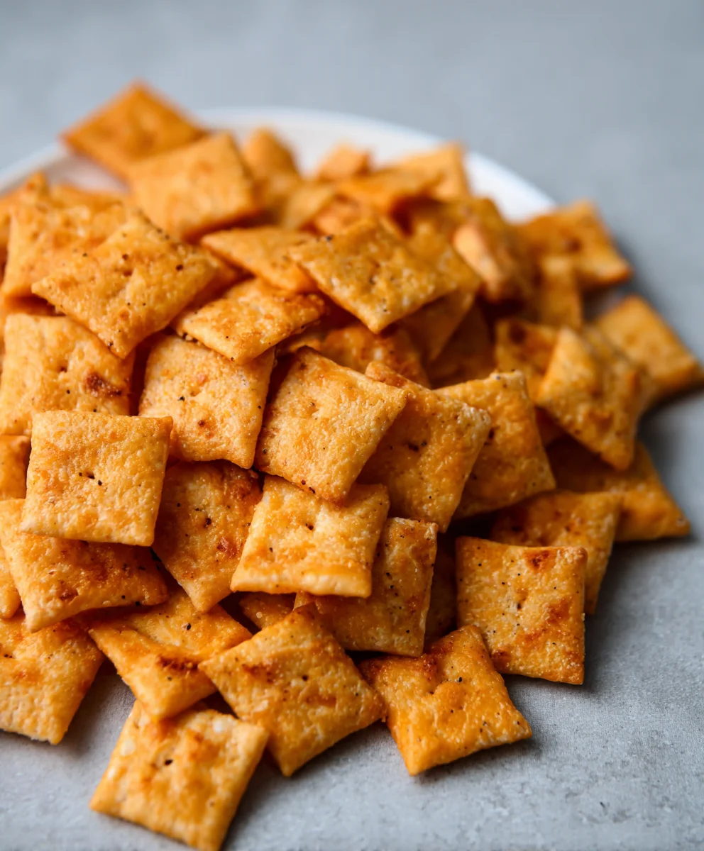 Sourdough Cheez Its - Crispy Homemade Snack-time Favorite