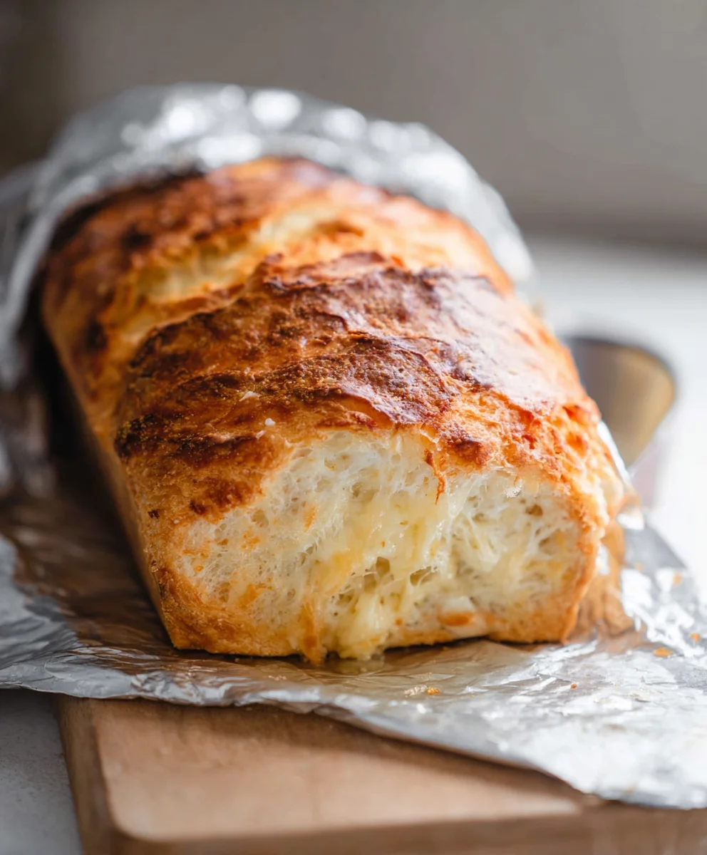 Cheesy Sourdough Bread Recipe- Delicious Baked Goodness