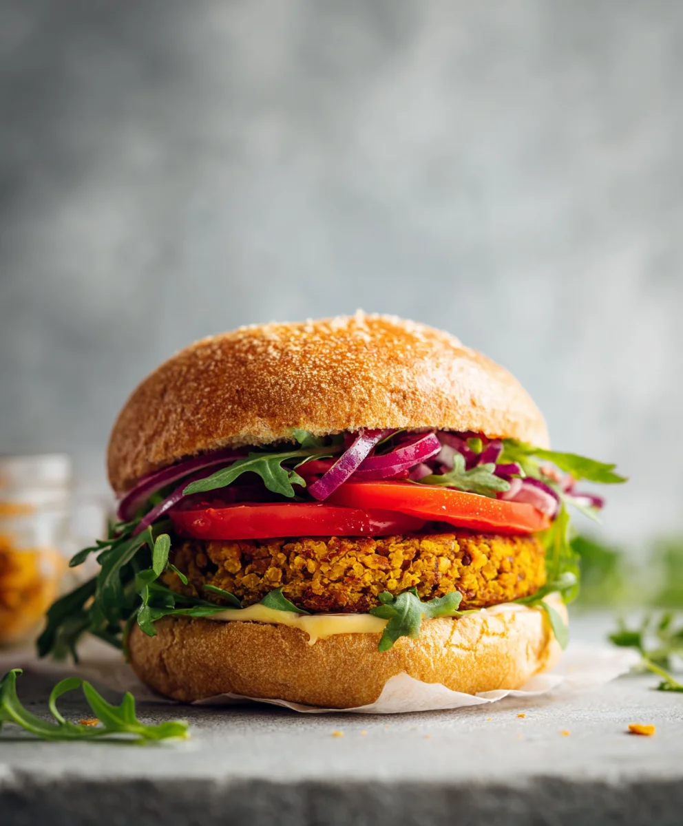 Easy Lentil Burgers- Quick & Delicious Plant-Based Meal