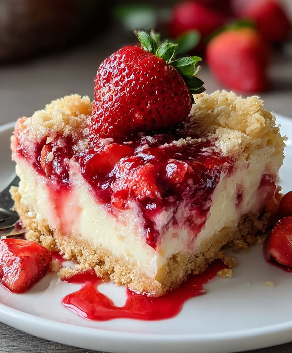 Strawberry Cheesecake Dump Cake Recipe Easy & Delicious