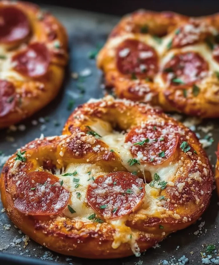 Garlic Butter Beef Beef Pepperoni Pizza Pretzels