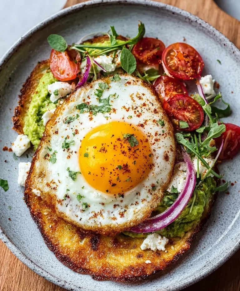 Crispy Feta Fried Eggs Recipe- Easy & Delicious