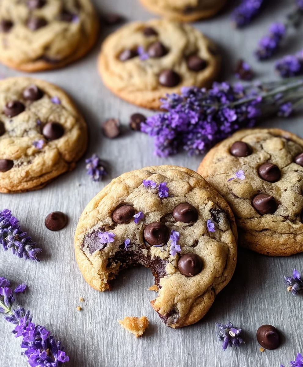 Lavender Chocolate Chip Cookies - Easy Recipe