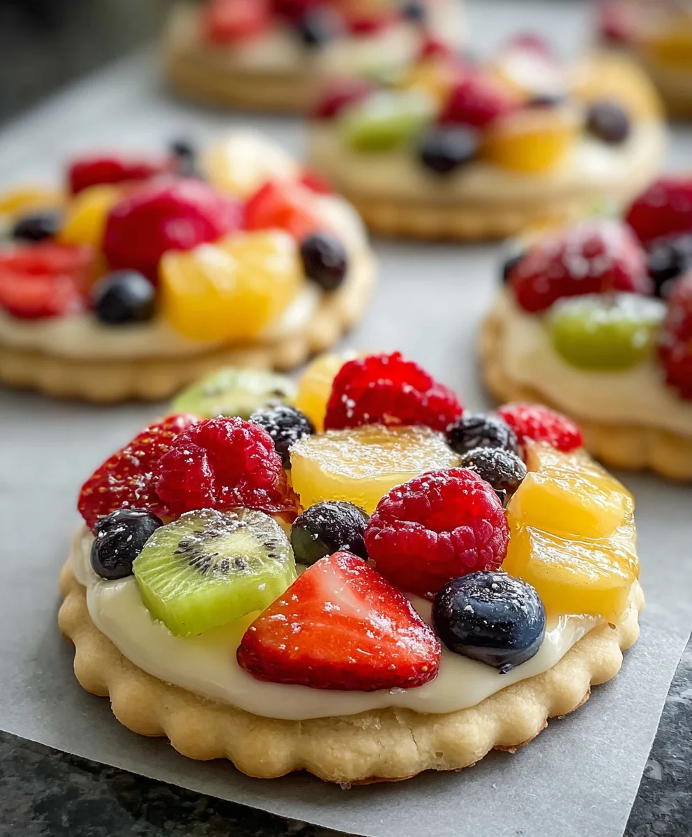 Fruity Dessert Pizza Cookies - Easy & Delicious Treat
