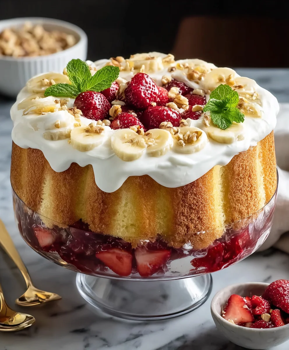 Easy Punch Bowl Cake Recipe- Crowd Pleaser