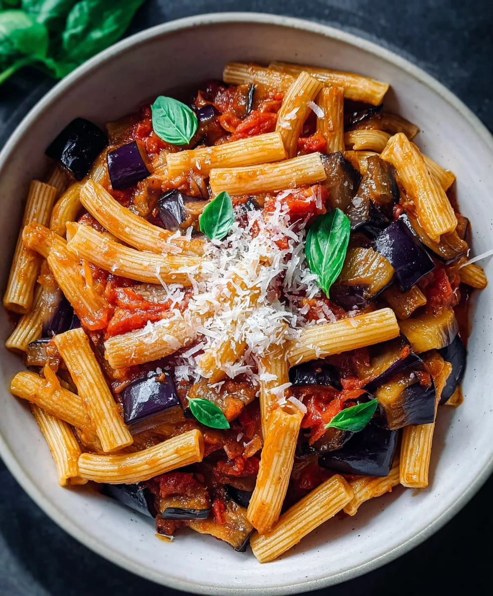 Authentic Pasta alla Norma Recipe Sicilian Aubergin extracte Dish